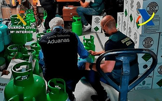 Actuaciones recientes contra el gas refrigerante ilegal en España